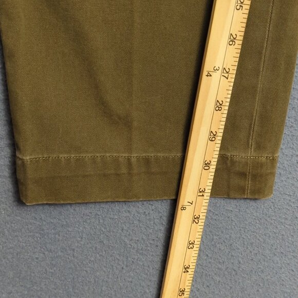 Polo Ralph Lauren Pants Mens 33x32 Olive Brown Cotton Preston Pant Preppy Casual - Picture 6 of 10